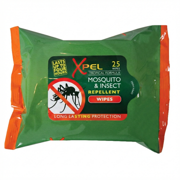 Xpel Mosquito Repellent Wipes, 25 Count