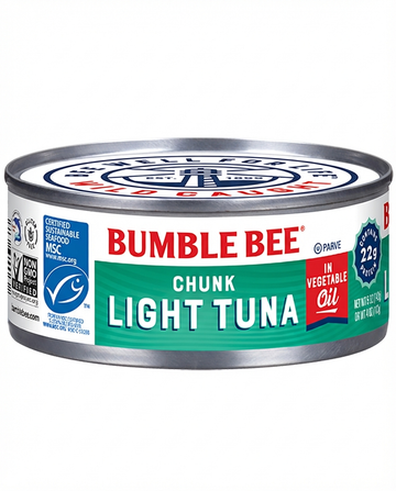 Bumble Bee Chunk Light Tuna In Vegetable Oil, 5 Oz (142 G) Can, Non-GMO Project Verified, MSC Certified