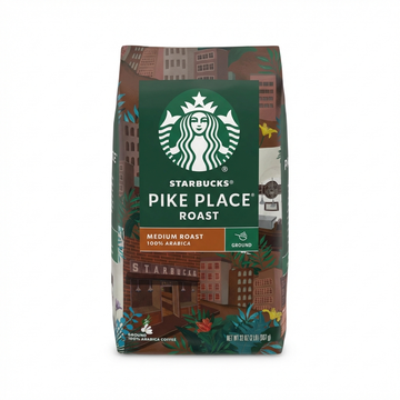 Starbucks Pike Place Roast Medium Roast Ground Coffee, 32 Oz (2 Lb) Bag