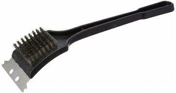 BBQ Grill Cleaning Brush with Stainless Steel Scraper
