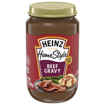 Heinz Home Style Beef Gravy, Made with Real Beef Broth, 12 oz (340g)