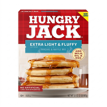 Hungry Jack Extra Light & Fluffy Pancake & Waffle Mix 907g