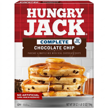 Hungry Jack Complete Chocolate Chip Pancake & Waffle Mix 794g