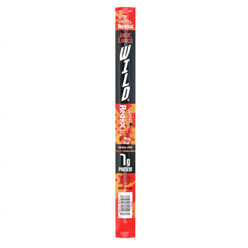 Jack Link's Wild Hot Beef & Pork Jerky: 28g Spicy Protein Snack