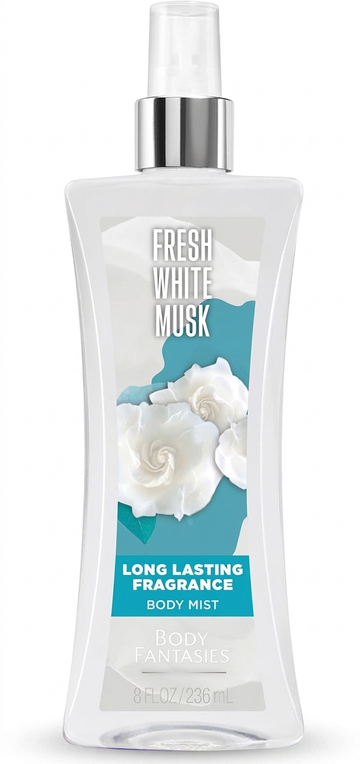 Body Fantasies Fresh White Musk Body Spray 50ml