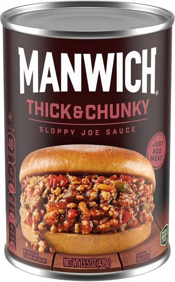 Hunt's Manwich Thick & Chunky Sloppy Joe Sauce, 439g