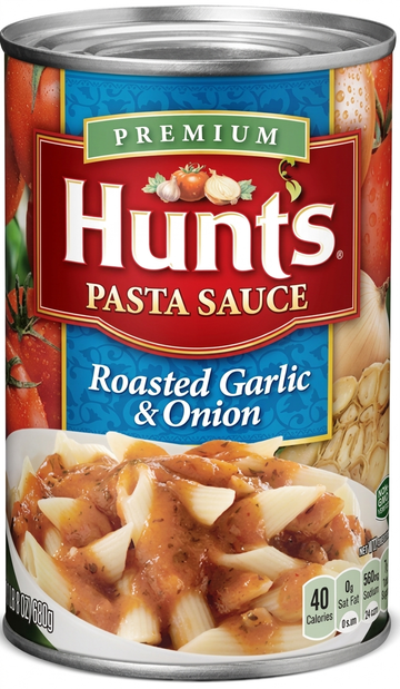 Hunt's Premium Roasted Garlic & Onion Pasta Sauce, 680g