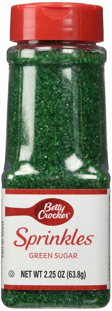 Betty Crocker Green Sugar Sprinkles, 63g