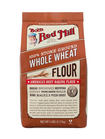 Bob's Red Mill 100% Stone Ground Whole Wheat Flour 4 Pack