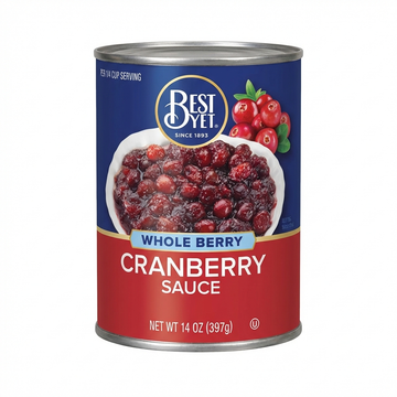 Best Yet Whole Berry Cranberry Sauce, 14 Oz (397 G) Can