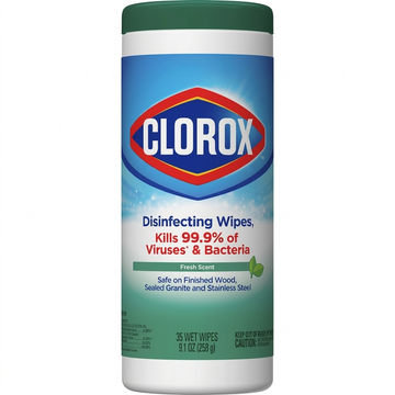 Clorox Disinfecting Wipes, Fresh Scent, 258g: Kills 99.9% of Viruses & Bacteria