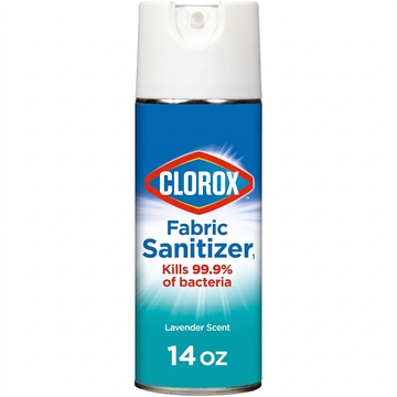 Clorox Fabric Sanitizer Aerosol Spray, Lavender Scent, 14 oz
