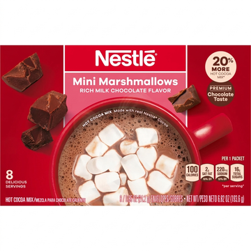 Nestle Rich Milk Chocolate Hot Cocoa Mix With Mini Marshmallows, 193.6g