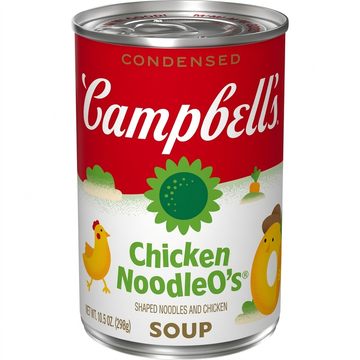 Campbell's Condensed Chicken NoodleO's Soup with Shaped Noodles and Chicken, 10.5 Oz