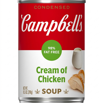 Campbell's 98% Fat Free Condensed Cream Of Chicken Soup, 298g