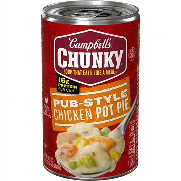 Campbell's Chunky Pub-Style Chicken Pot Pie Soup, 16g Protein, 533g