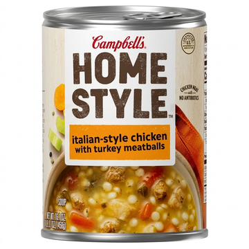Campbell's Homestyle Italian-Style Chicken with Turkey Meatballs Soup, 16.3 oz