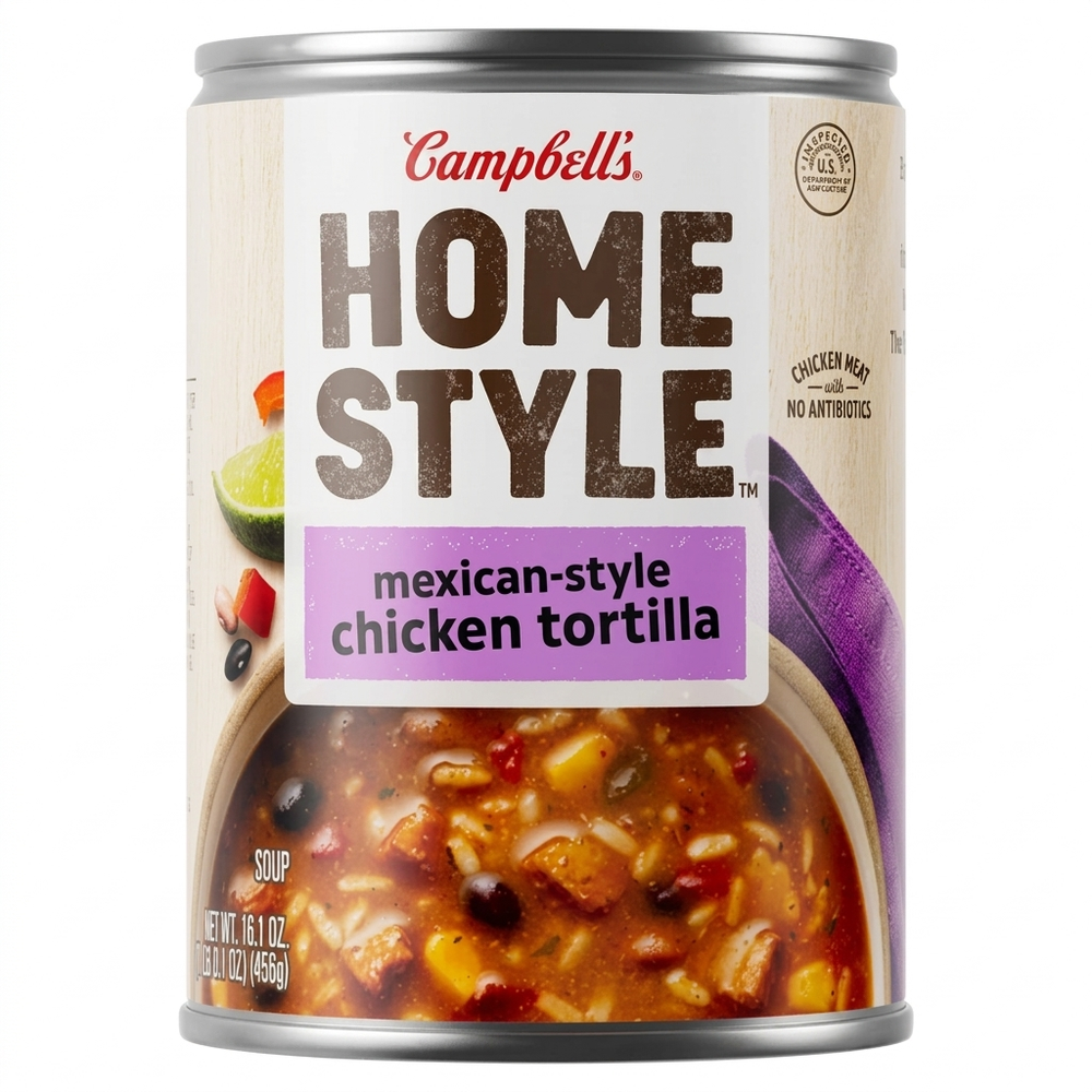 Campbell's Homestyle Mexican-Style Chicken Tortilla Soup, 16.3 oz