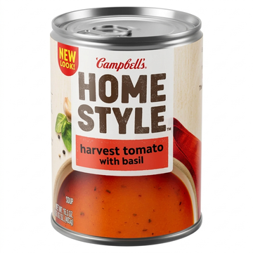 Campbell's Homestyle Harvest Tomato with Basil Soup, 16.3 Oz