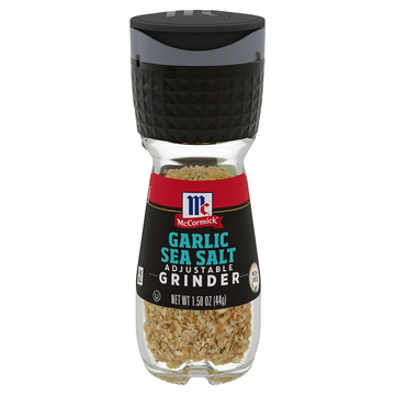 McCormick Garlic Sea Salt Adjustable Grinder, 44g
