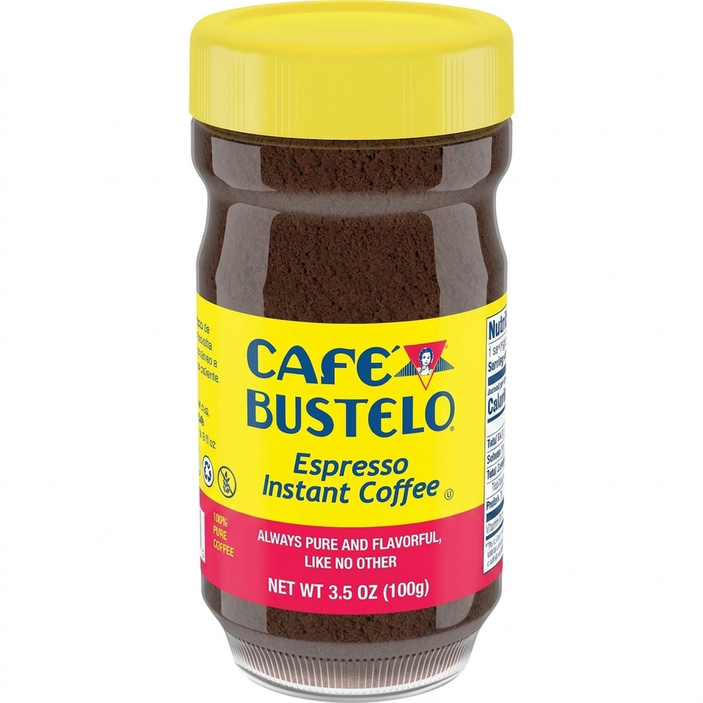 Cafe Bustelo 100% Pure Espresso Instant Coffee, 100g