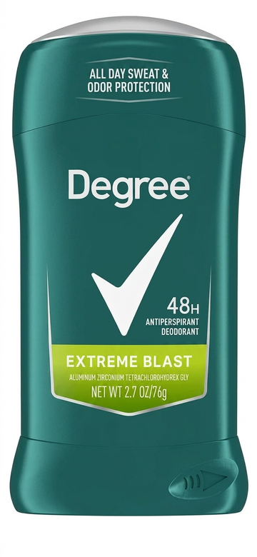 Degree Men Extreme Blast 48H Antiperspirant Deodorant, 2.7 oz (76 g)
