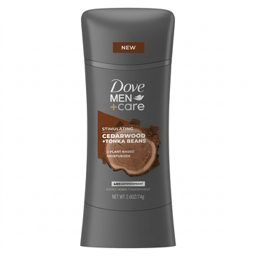 Dove Men+Care Advanced Care Cedarwood and Tonka Beans Antiperspirant 74g
