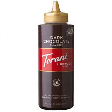Torani Puremade Dark Chocolate Sauce, 16.5 Oz
