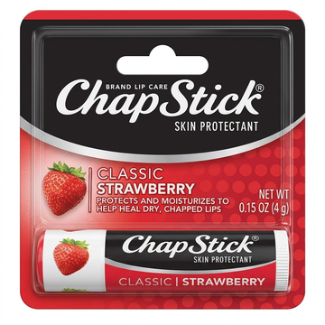 ChapStick Classic Strawberry Skin Protectant Lip Balm
