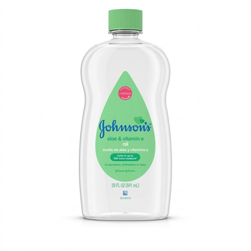 Johnson's Baby Oil with Aloe Vera & Vitamin E: Moisturizing & Nourishing, 300ml