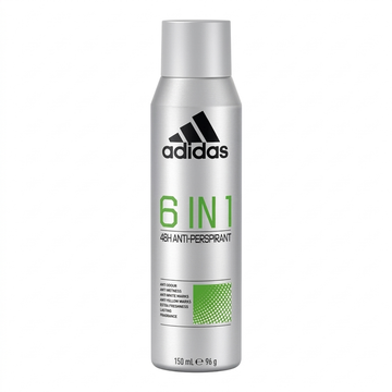 Adidas 6-in-1 48h Anti-Perspirant Deodorant Spray, 150ml