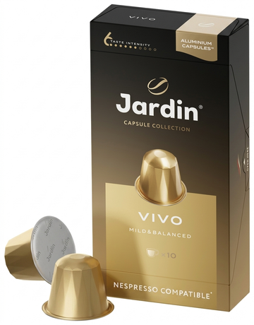 Jardin Vivo Coffee Capsules - Mild & Balanced, Nespresso Compatible
