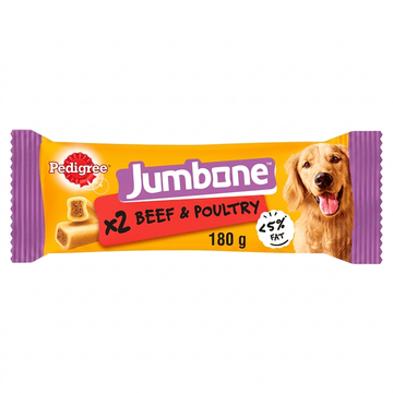 Pedigree Jumbone Medium Dog Beef & Poultry 180G