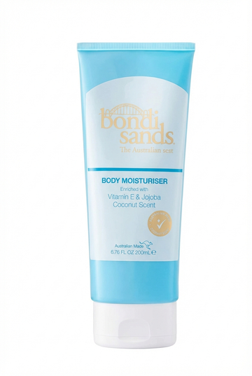 Bondi Sands Body Moisturiser, 200 mL, Enriched With Vitamin E And Jojoba, Australian Made
