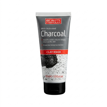 Beauty Formulas Charcoal Clay Mask, 100ml