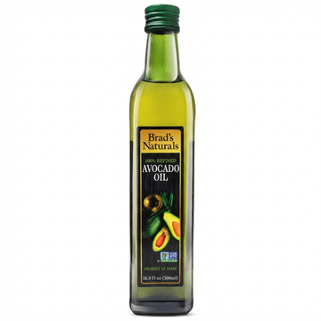 Brad's Naturals 100% Refined Avocado Oil, 16.9 Oz, Product of Spain