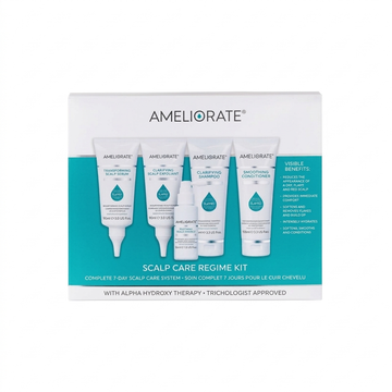 Ameliorate Scalp Care Regime Kit: Complete 7-Day Scalp Care System With Alpha Hydroxy Therapy