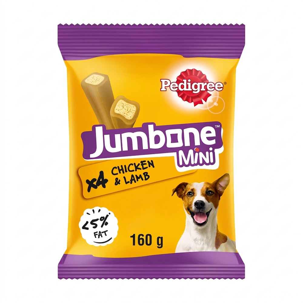Pedigree Jumbone Small Dog Treats with Chicken and Lamb, 8 Pieces
