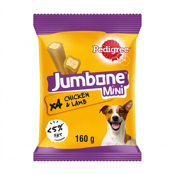 Pedigree Jumbone Small Dog Treats with Chicken and Lamb, 8 Pieces