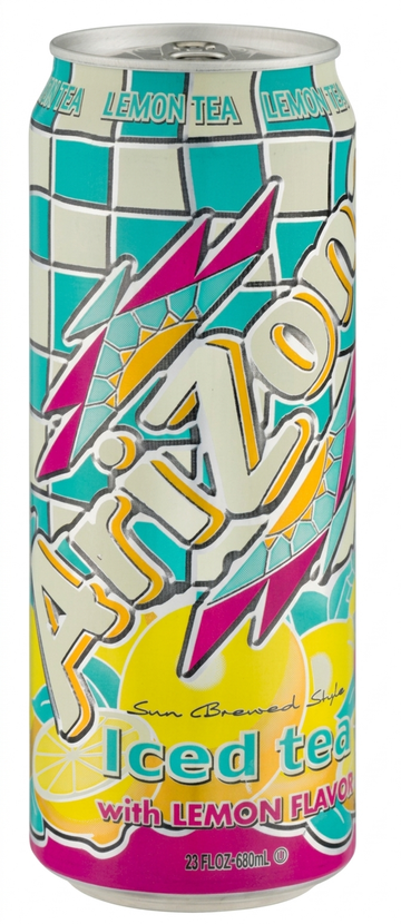 AriZona Sun Brewed Style Iced Tea with Lemon, 680 ml