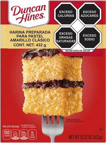 Duncan Hines Perfectly Moist Classic Yellow Cake Mix, 432g