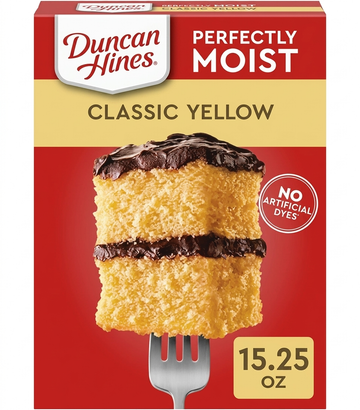 Duncan Hines Perfectly Moist Classic Golden Butter Cake Mix, 432g