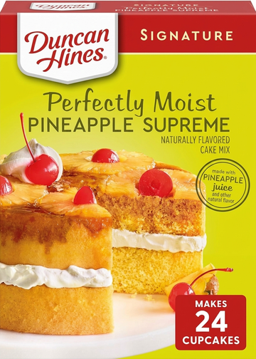Duncan Hines Perfectly Moist Pineapple Supreme Cake Mix, 432g