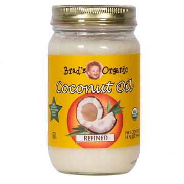 Brad's Organic Refined Coconut Oil, 14 oz