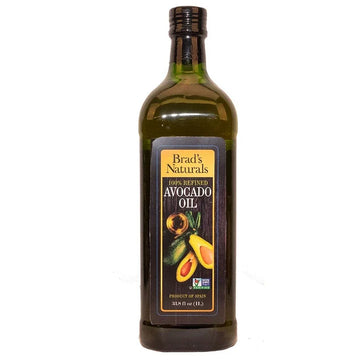 Brad's Naturals 100% Refined Avocado Oil, 33.8 Oz (1 L)