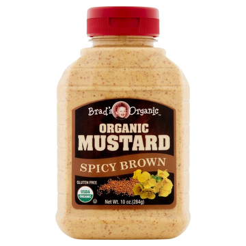 Brad's Organic Spicy Brown Mustard, 10 oz