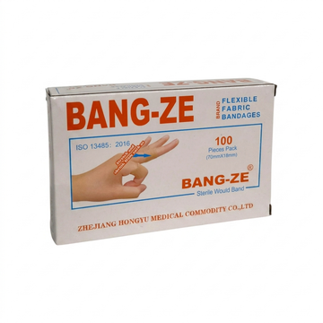 Bang-ze Flexible Fabric Sterile Bandages, 10 Strips