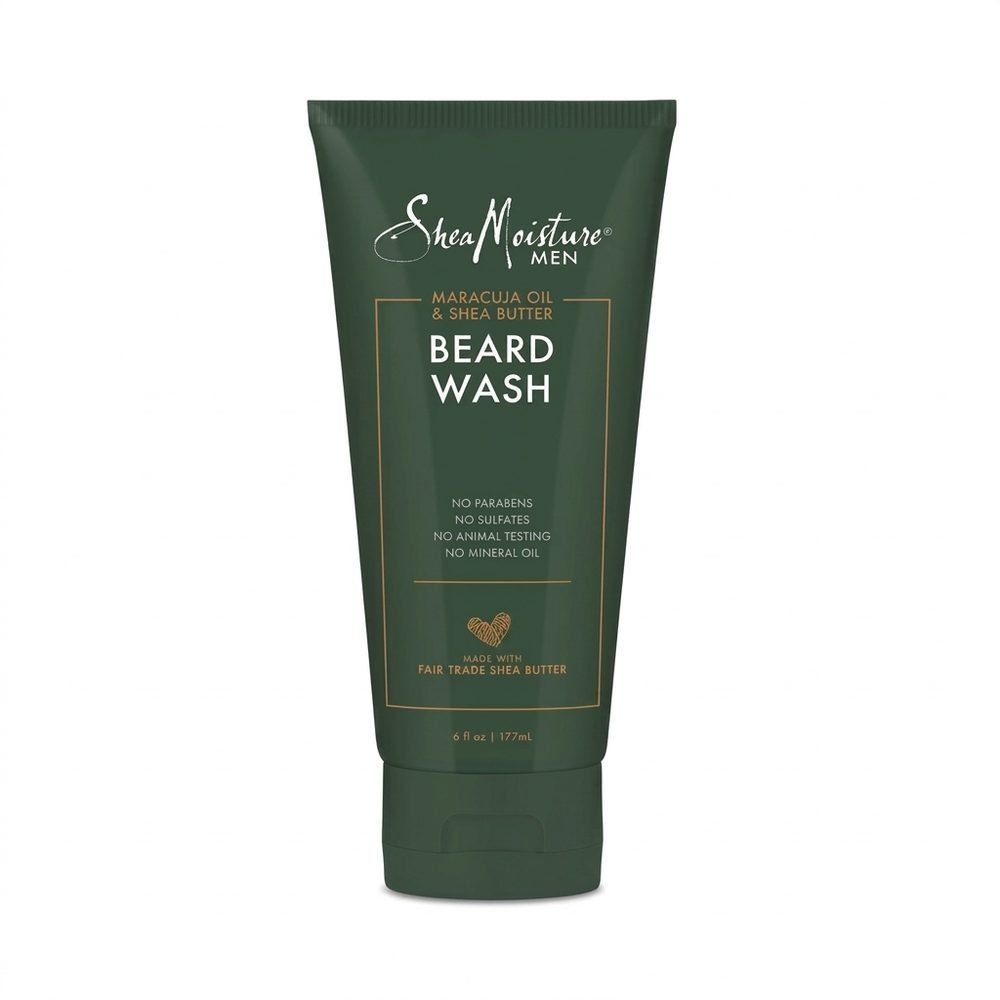 SheaMoisture Men's Maracuja Oil & Shea Butter Beard Wash, 6 oz