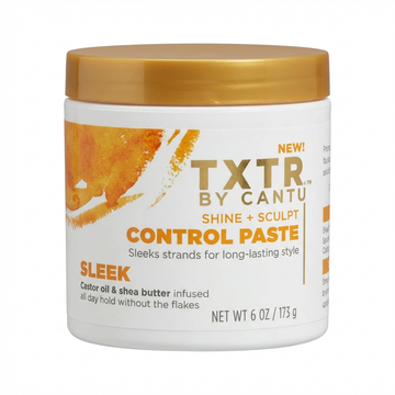 Cantu TXTR Shine + Sculpt Control Paste With Castor Oil And Shea Butter, 6 Oz
