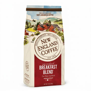 New England Coffee Breakfast Blend Medium Roast Ground Coffee, 340g